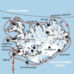 Island - Rund um die Insel aus Feuer und Eis