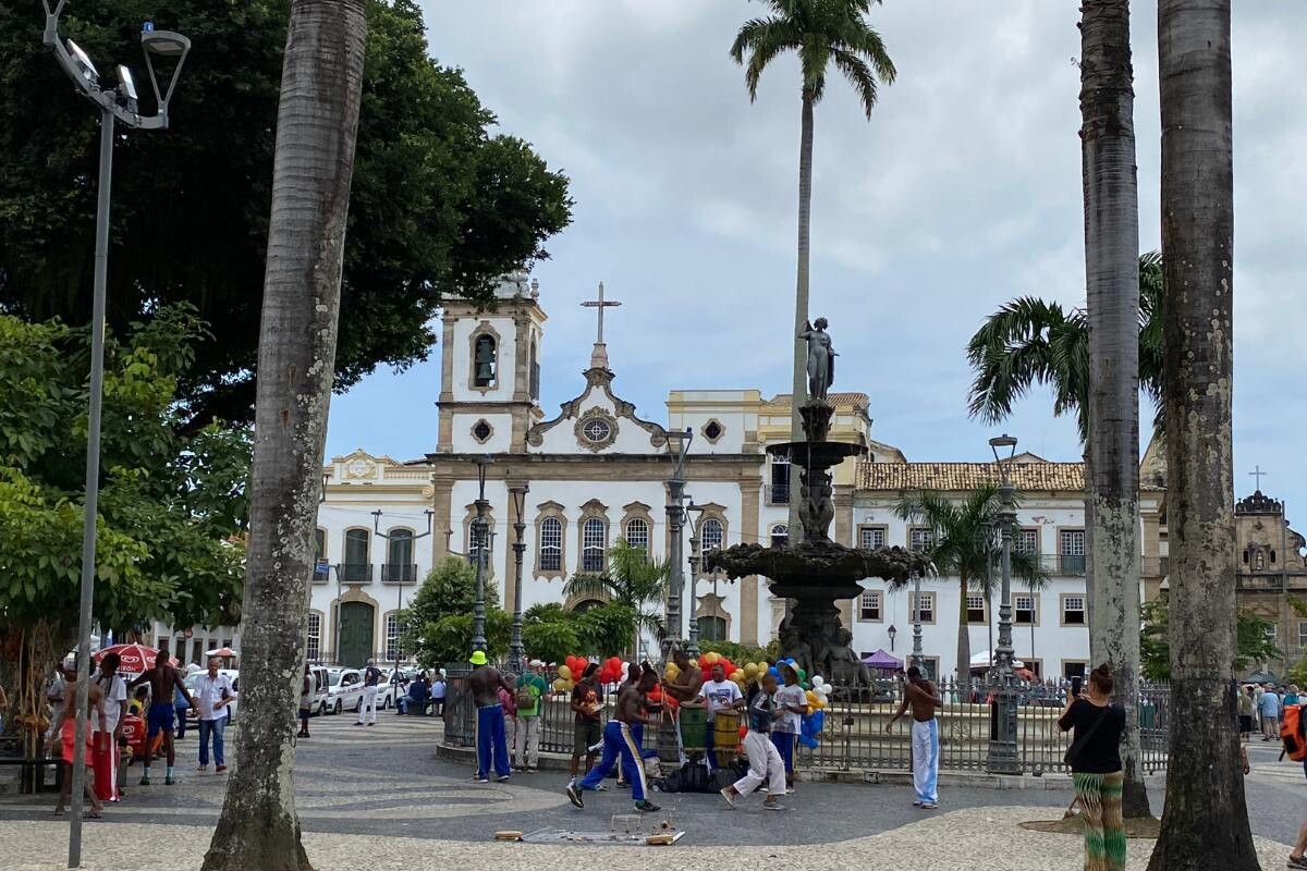Der Platz der oberen Stadt in Salvador